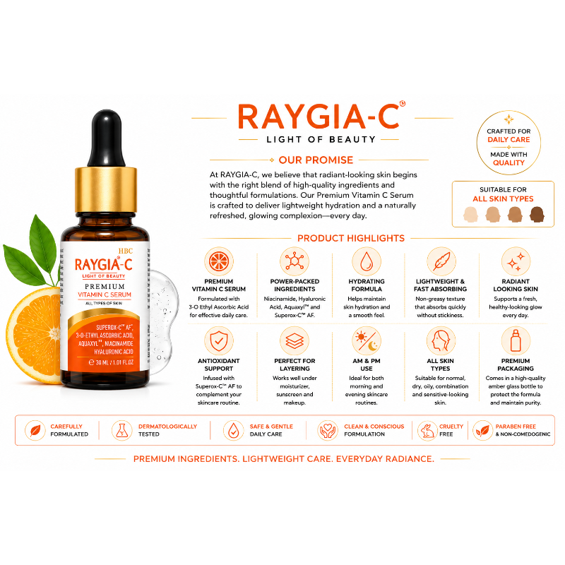 RAYGIA-C Premium Vitamin C Serum (30ml)