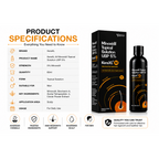 Kera XL M Minoxidil Topical Solution USP 5% 60ml | Intensive Hair Regrowth Treatment for Men | Enriched with Clover Flower Extract