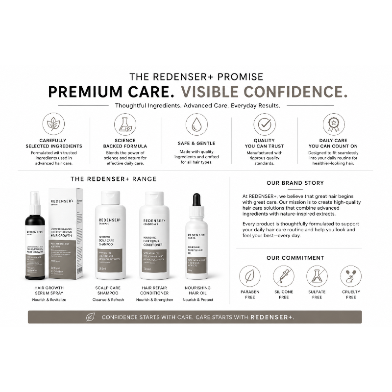 Redenser Plus Serum for Hair Growth | 60ml Hair Fall Control Treatment