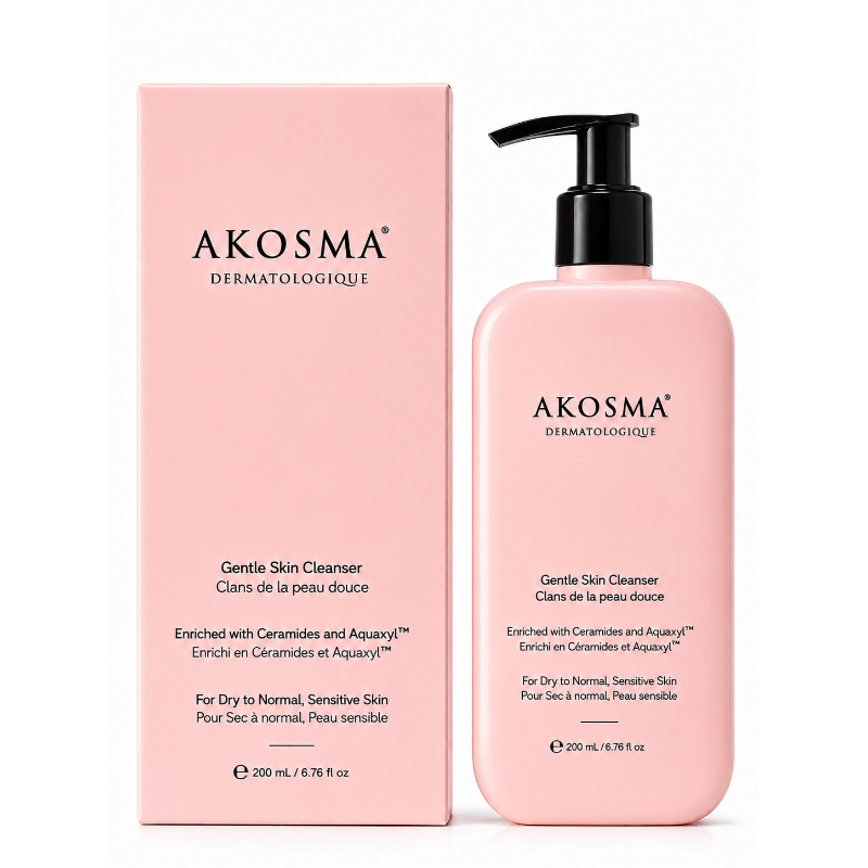 AKOSMA Gentle Skin Cleanser for Dry to Normal Sensitive Skin (200ml)
