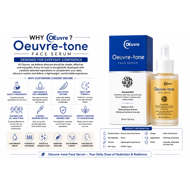 Oeuvre-tone Glutathione Face Serum (30ml)