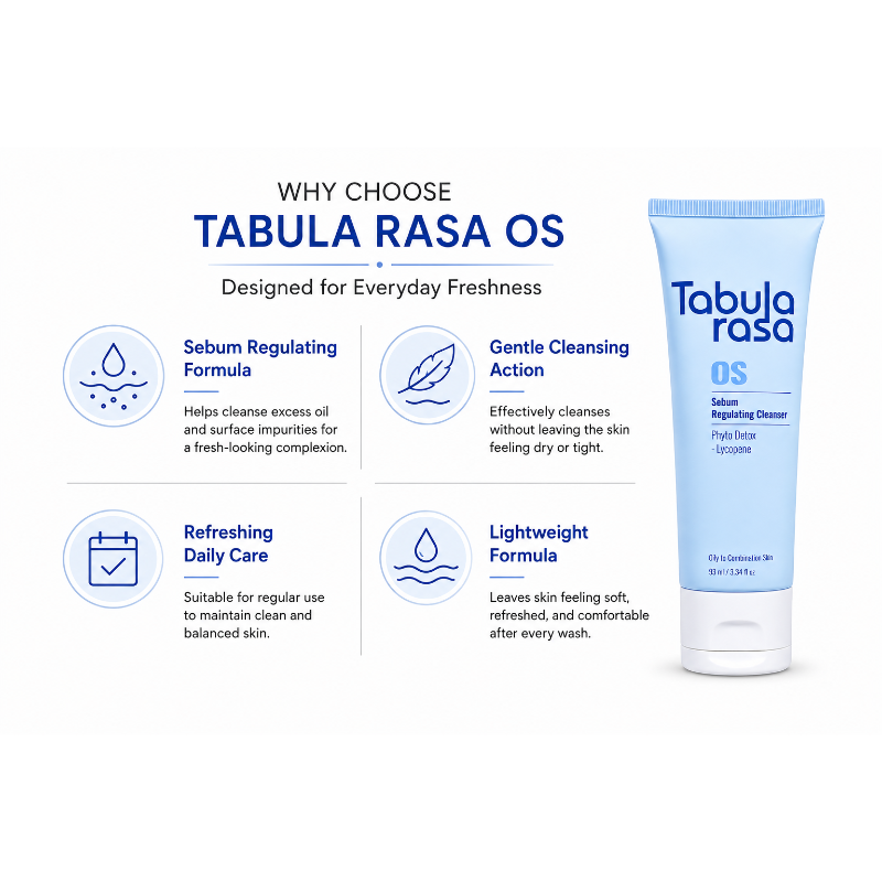 Tabula Rasa OS Sebum Regulating Cleanser for Oily & Combination Skin (99ml)