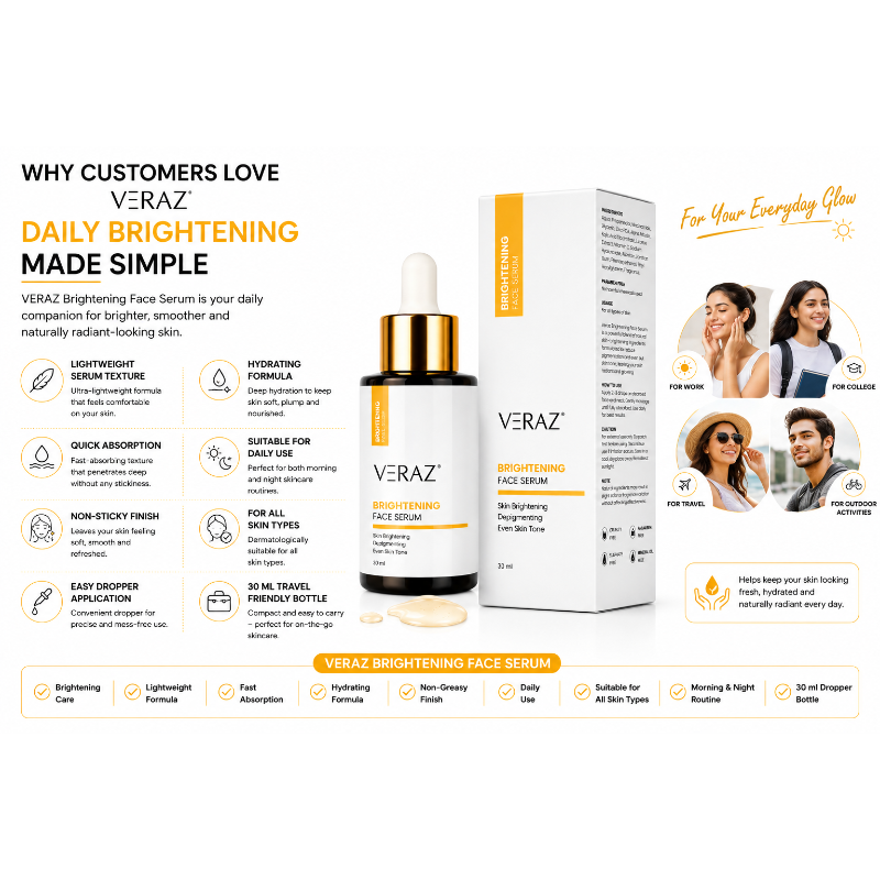 VERAZ Brightening Face Serum (30ml)