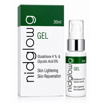 Nidglow G Gel 30ml | Glutathione 4% + Glycolic Acid 6% Skin Brightening Gel