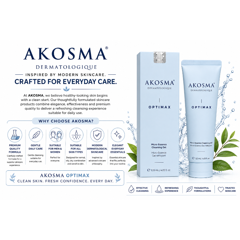 AKOSMA Optimax Micro-Essence Cleansing Gel (120ml)