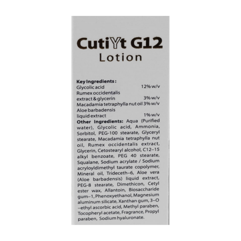 Cutiyt G 12 Skin Brightening Lotion with Glycolic Acid (50ml)