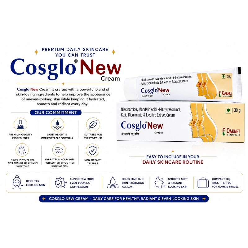 Cosglo New Cream 30g | Brightening & Even Skin Tone Face Cream