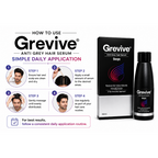 Grevive Anti Grey Hair Serum 30ml | Natural Hair Color Restoration Serum for Men & Women