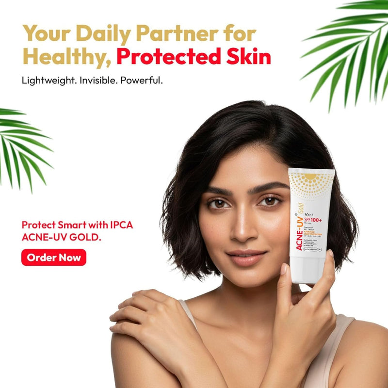ACNE-UV Gold SPF 100+ PA++++ Sunscreen Gel Cream (30gm)