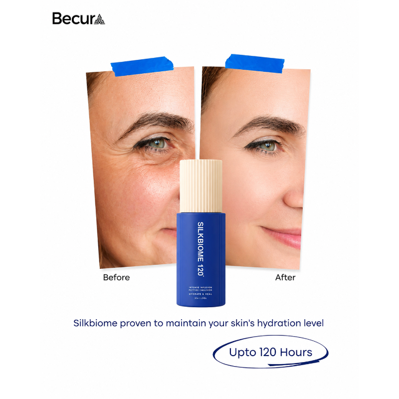 SILKBIOME 120 Peptide Emulsion | 120 Hours Deep Hydration Formula