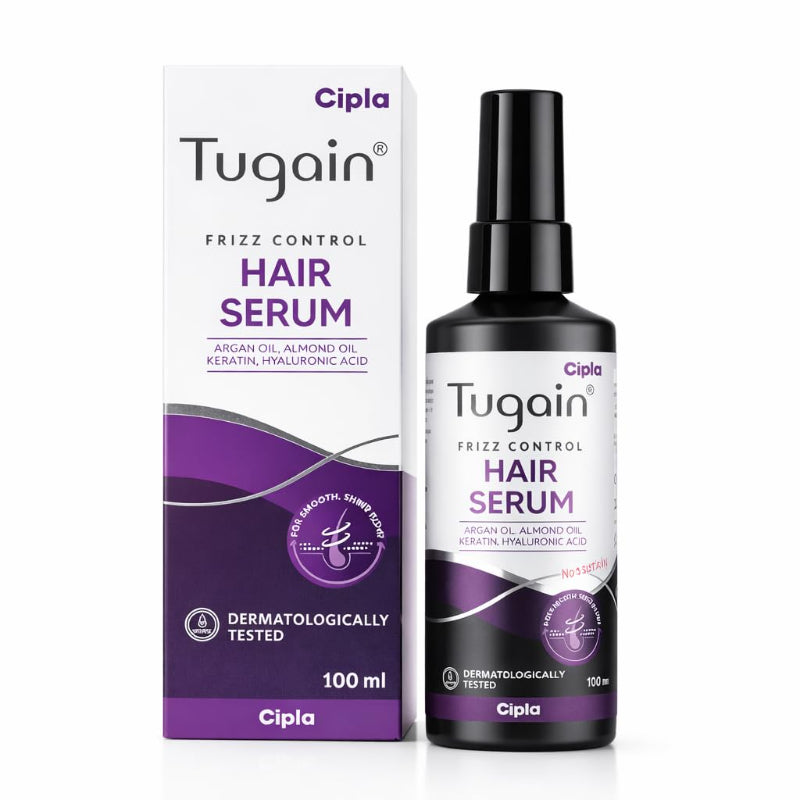 Tugain Frizz Control Hair Serum (100ml)