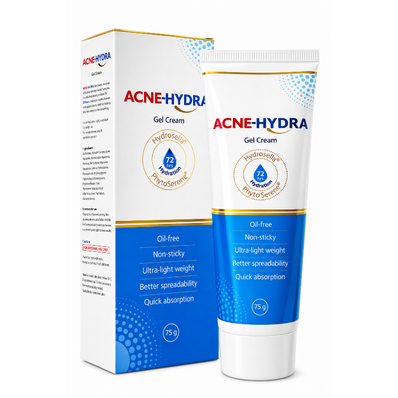 ACNE-HYDRA Gel Cream 75g – Oil-Free Hydrating Moisturizer for Oily & Acne-Prone Skin