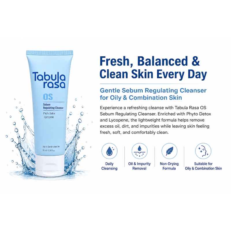 Tabula Rasa OS Sebum Regulating Cleanser for Oily & Combination Skin (99ml)