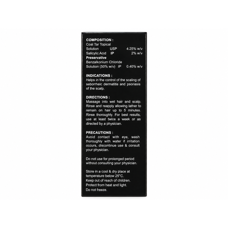 Tarindo Scalp Solution 100 ml | Coal Tar & Salicylic Acid Formula