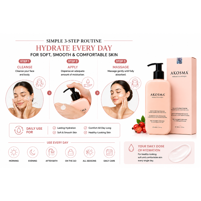 AKOSMA Advanced Skin Repair Moisturizer (200ml)