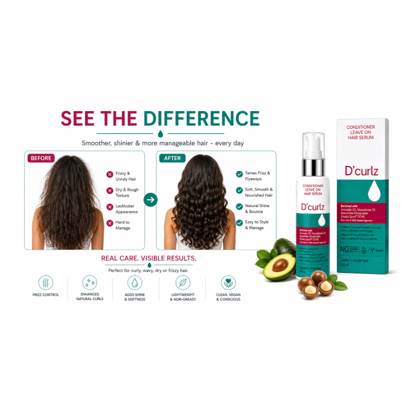 D'Curlz Conditioner Leave On Hair Serum 100ml