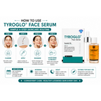 TYROGLO Face Serum with Tyrostat 3% | Helps Reduce Pigmentation, Dark Spots & Tanning | 30ml
