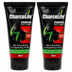 CharcoLife Charcoal Face Wash 60gm-(Pack Of 2)