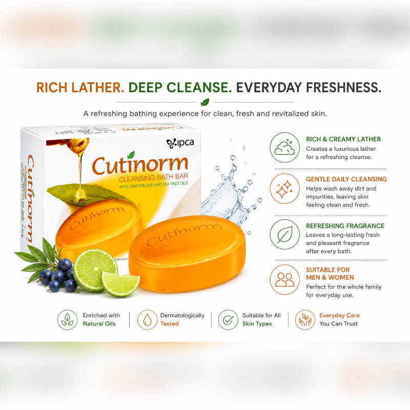 Cutinorm Cleansing Bath Bar 100gm-(Pack of 2)