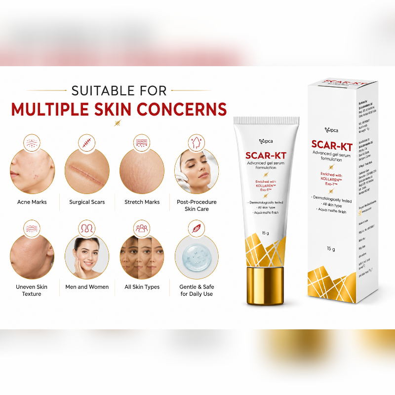 Scar-KT Advanced Gel Serum 15gm | Kollaren™ Exo-T Enriched Scar Repair Gel