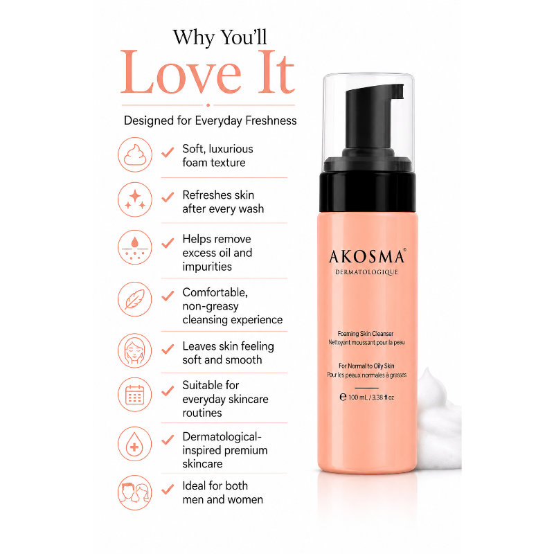 AKOSMA Foaming Skin Cleanser (100ml)