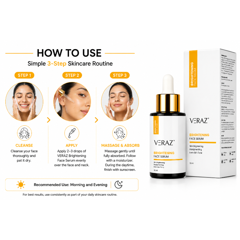 VERAZ Brightening Face Serum (30ml)