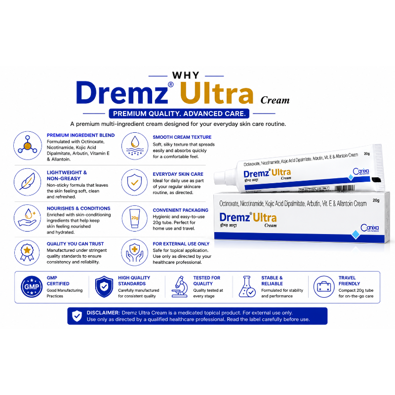 Dremz Ultra Skin Brightening Cream (20gm)