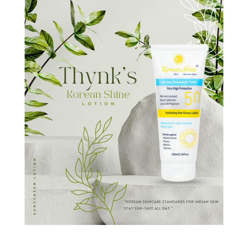 Korean Shine Sunscreen SPF 50 PA+++ 100ml