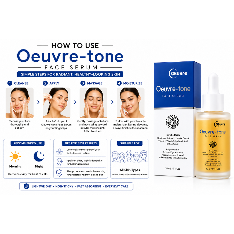 Oeuvre-tone Glutathione Face Serum (30ml)