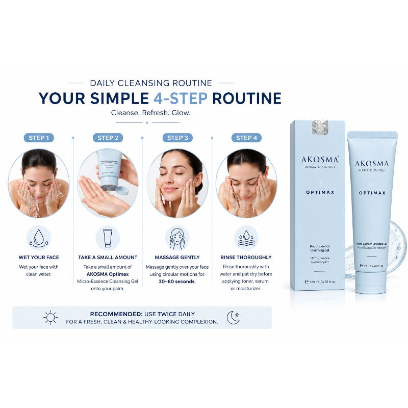 AKOSMA Optimax Micro-Essence Cleansing Gel (120ml)