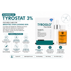 TYROGLO Face Serum with Tyrostat 3% | Helps Reduce Pigmentation, Dark Spots & Tanning | 30ml