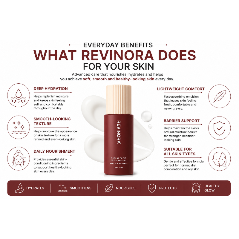 Revinora Advanced Peptide–Bio Retinol Emulsion (30ml)