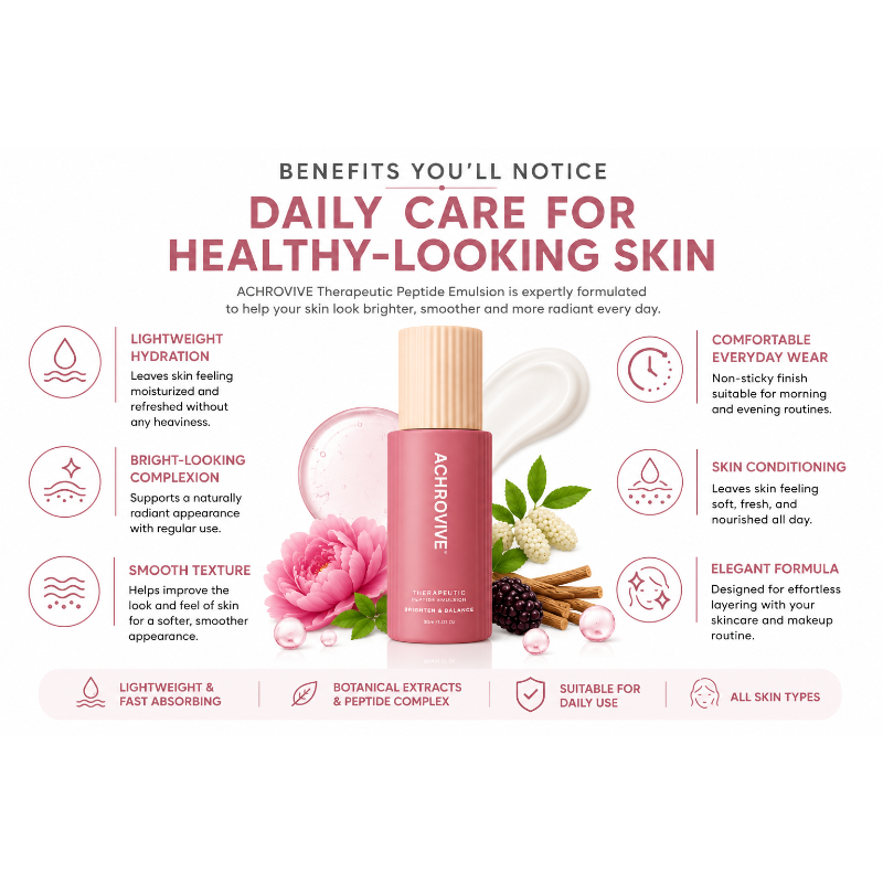 ACHROVIVE Peptide Face Emulsion (30ml)