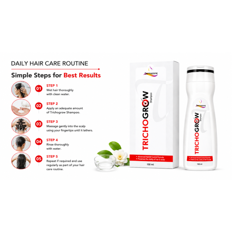 Trichogrow Hair Fall Control Shampoo (150ml)