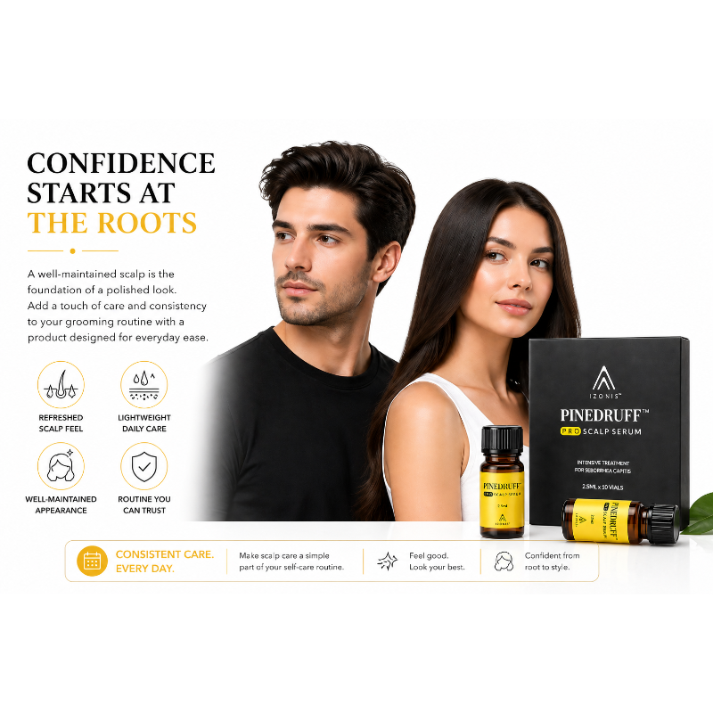 IZONIS Pinedruff Pro Scalp Serum | (2.5ml x 10 Vials)