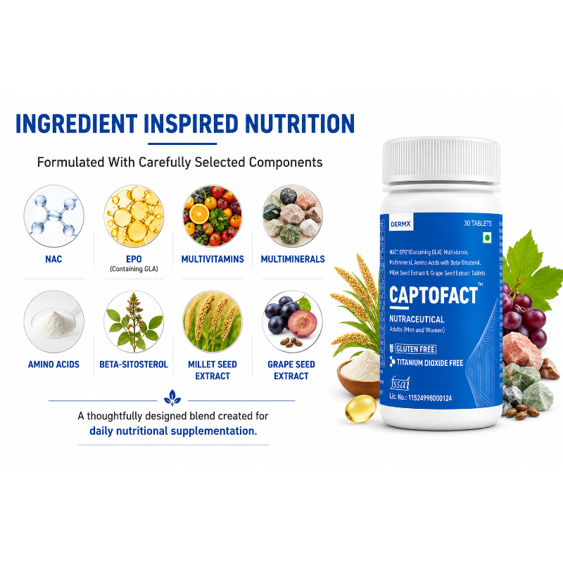 CAPTOFACT Nutraceutical Multivitamin Tablets, 30 Tablets
