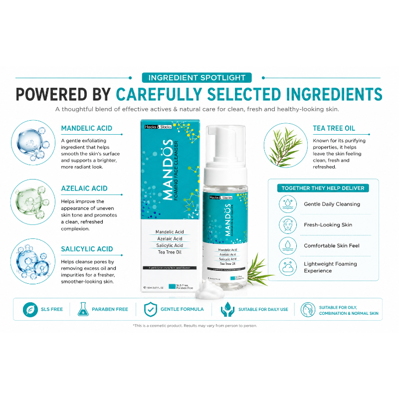 MANDOS Foaming Face Cleanser (150ml)