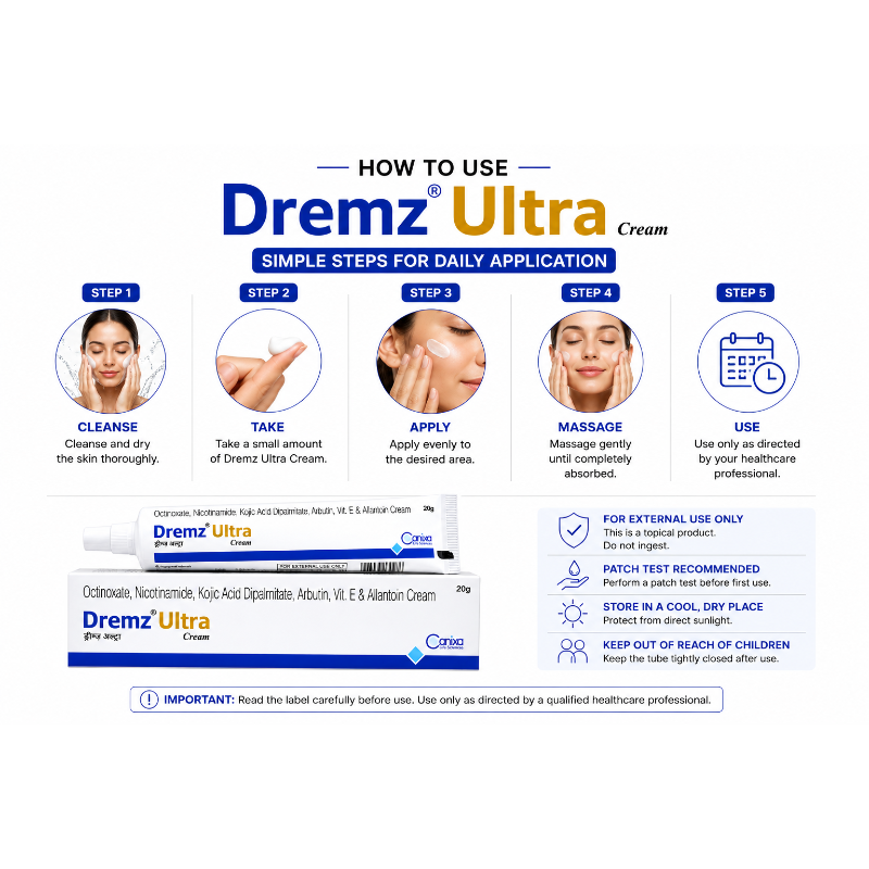 Dremz Ultra Skin Brightening Cream (20gm)