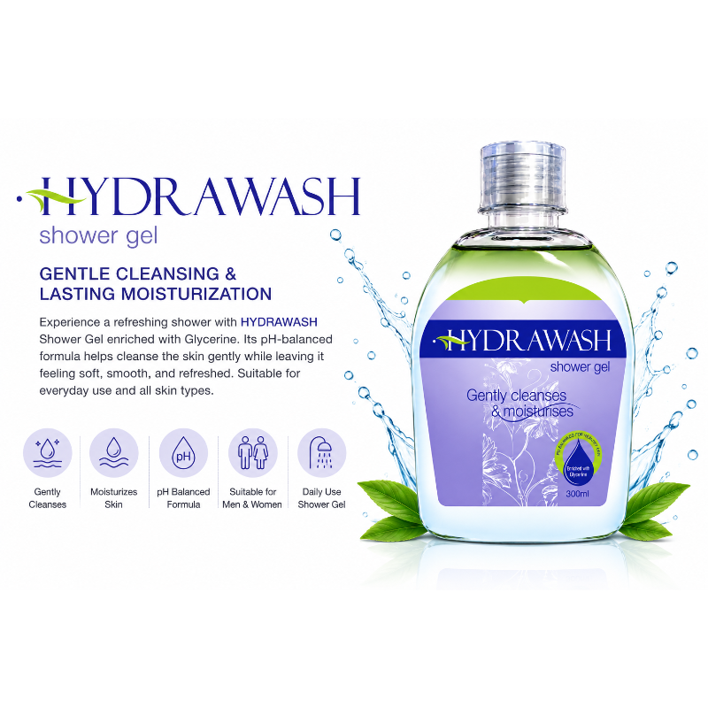 HYDRAWASH Moisturizing Shower Gel (300ml)