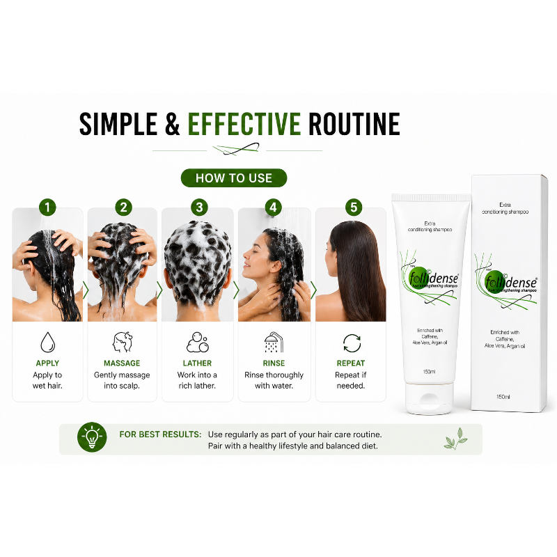 Follidense Hair Strengthening Shampoo 150ml