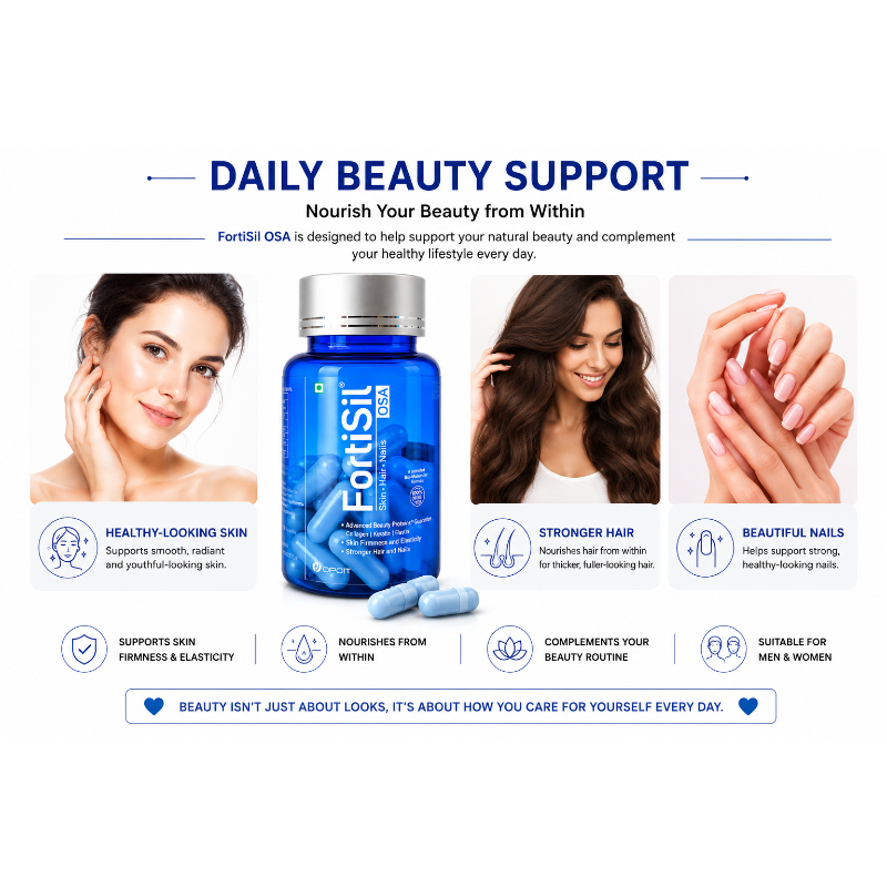 FortiSil OSA Skin Hair & Nails Supplement (30 Capsules)