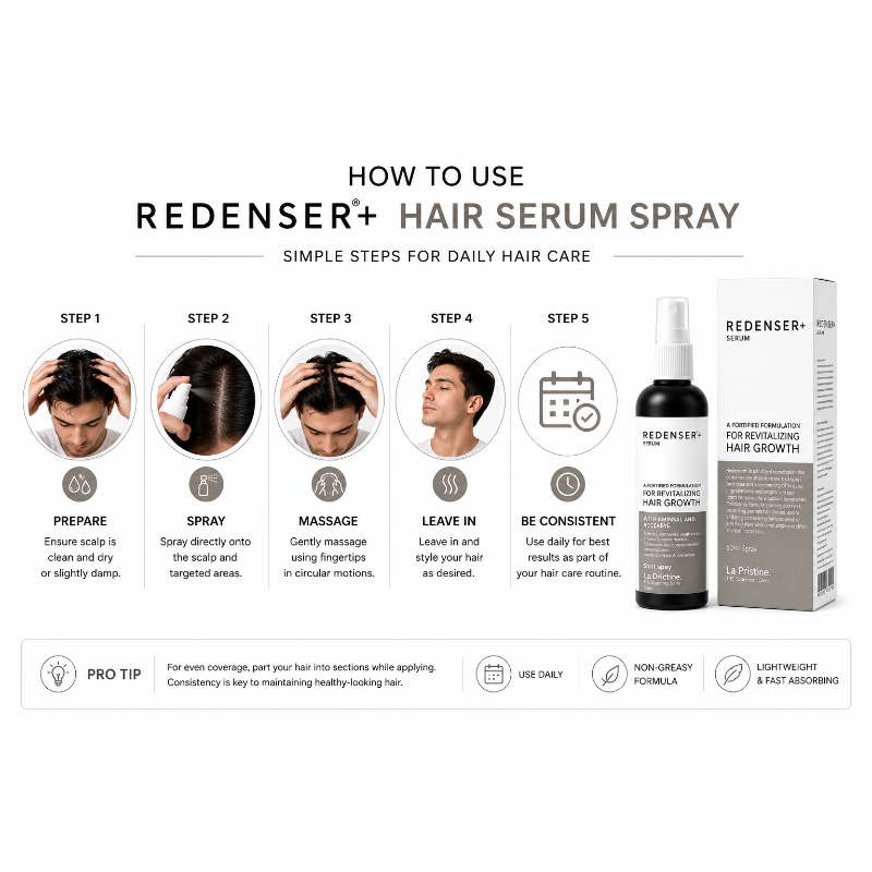 Redenser Plus Serum for Hair Growth | 60ml Hair Fall Control Treatment
