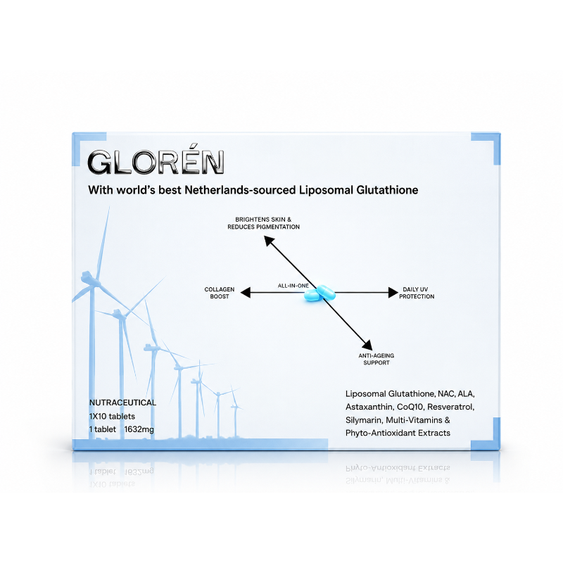 Gloren Liposomal Glutathione Nutraceutical Tablet, 10 Tablets