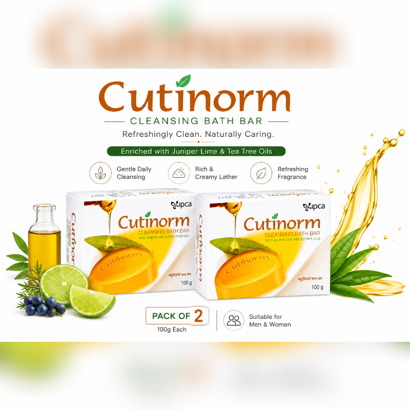 Cutinorm Cleansing Bath Bar 100gm-(Pack of 2)