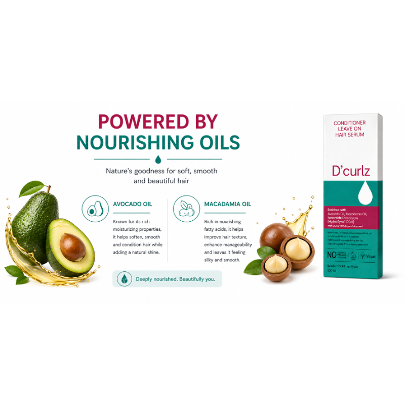 D'Curlz Conditioner Leave On Hair Serum 100ml
