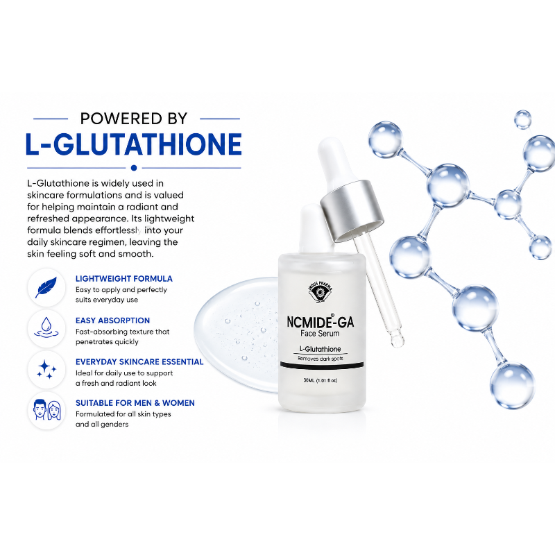NCMIDE-GA Face Serum with L-Glutathione (30ml)