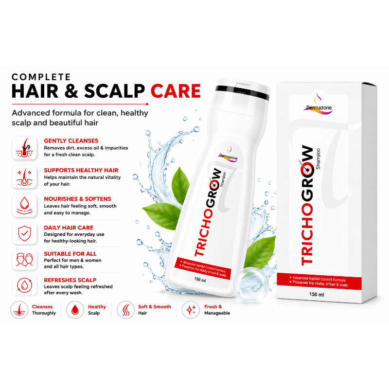 Trichogrow Hair Fall Control Shampoo (150ml)