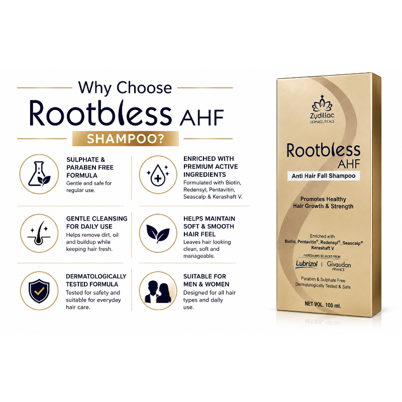 Rootbless AHF Anti Hair Fall Shampoo (100ml)