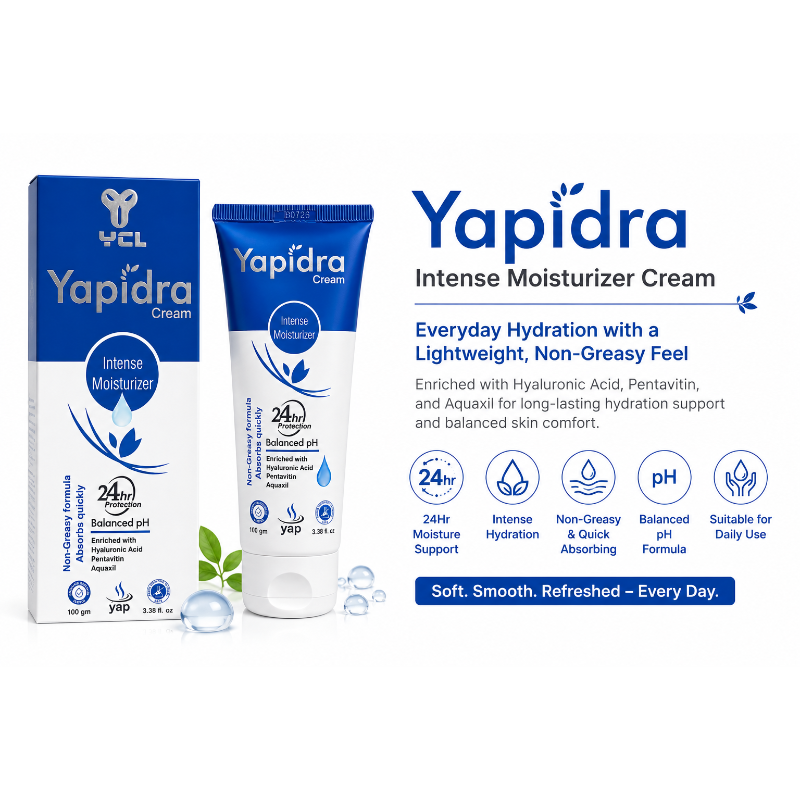Yapidra Intense Moisturizer Cream (100gm)