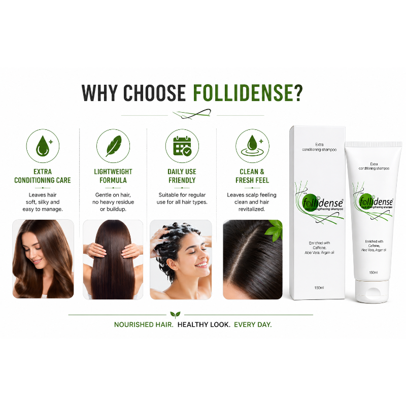 Follidense Hair Strengthening Shampoo 150ml